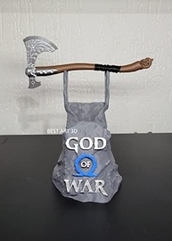 Suporte para Controle PS5 e PS4 God of War Ragnarok - Machado Leviathan Temático - imagem 5