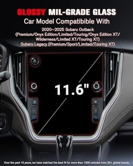 Protetor de Tela ASZSK 11.6" para Subaru Outback/Legacy 2020-2025: Vidro Temperado 9H+ Anti-Impacto e HD - imagem 3