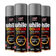 Kit 4 Tintas Spray Alta Temperatura Prata: Renove Rodas, Escapamentos e Mais! - imagem 1