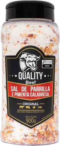 Quality Beef Tempero Sal de Parrilla Pimenta Calabresa 900g - imagem 1