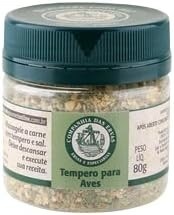 Kit 3X: Tempero para Aves Companhia das Ervas 80g - imagem 1