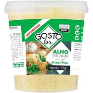Alho 1Kg Triturado Ervas Finas Tempero Prático - imagem 2