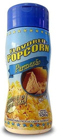 Temperos P/ Pipoca Popcorn Cx 12 Frascos. 6 Cheddar - 6 Parmesão - imagem 3