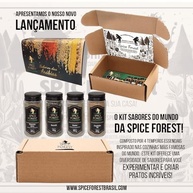 Kit Sabores da Itália: Kit com 4 Temperos Linha Premium: Alecrim, Alho em Pó, Manjericão e Orégano - Frasco de Vidro Spice Forest - imagem 5