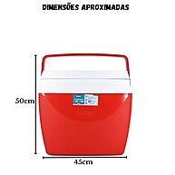 Caixa Térmica 34L Mor: Gelo por Mais Tempo! - imagem 2