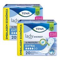 Tena Lady Discreet Extra: Kit com 40 Absorventes - imagem 1