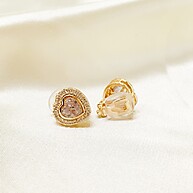 Brincos de Zircônia Feminino com Tons Pastel – Alta Tendência - imagem 1
