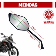 Par de Retrovisores Premium para Yamaha Crosser, Lander, XJ6, Tenere e Factor 150 - imagem 4