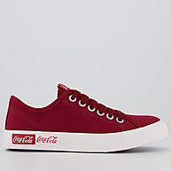Tênis Coca Cola Blend Classic Bordô – Estilo e Conforto - imagem 1