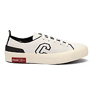 Tênis Coca-Cola Katy Knit Branco Preto – Estilo e Conforto - imagem 1