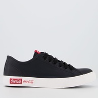 Tênis Coca Cola Town Preto: Conforto e Estilo! - imagem 1