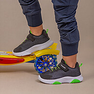 Tênis Infantil Masculino Preto com Velcro – Conforto e Facilidade - imagem 1