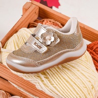 Tênis Kidy Glitter Dourado: Conforto e Estilo! - imagem 1