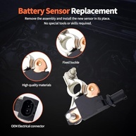 Sensor de Corrente e Tensão de Bateria HiSport para Chrysler, Dodge, Jeep, Ram - Substituição Direta 4692269AI - imagem 4