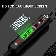 HUIOP Testador de Circuito Automotivo,detector de tensão do carro testador de circuito automotivo 0.8 v-100 v falha de manutenção de automóvel teste de circuito caneta lcd display digital com fio de m - imagem 5