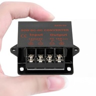 DC 12/24V para 5V 10A regulador redutor de tensão 50W transformador conversor de energia para sistemas de vigilância TVs - imagem 3