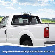 Acabamento Tampa Luz Freio Terceira Fumaça Ford F250/F350/F450/F550 2008-2016 - imagem 4