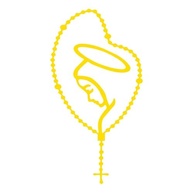 Adesivo Decorativo Terço Nossa Senhora - Devoção e Estilo para Seu Dia a Dia - imagem 3