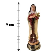 Imagem de Santa Terezinha em Resina 9 cm - Decoração Devocional Elegante - imagem 3