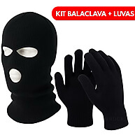 Kit Motoqueiro Inverno: Máscara, Luva e Balaclava Térmica - imagem 1