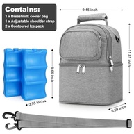 Bolsa Térmica Dupla para Leite Materno com Bolsas de Gelo - Armazenamento Seguro e Prático - imagem 3