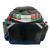 Bag Impermeável para Delivery 45L com Caixa Térmica Laminada - Ideal para Motoboys (Preta) - imagem 1