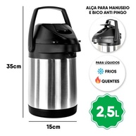 Kit Tereré Inox 2.5L: Copo, Bomba e Garrafa Térmica - imagem 2