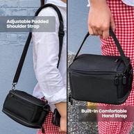 Bolsa Térmica FreezeN'Go com 6 Pacotes de Gelo Embutidos - Ideal para Leite Materno e Mamadeiras Medela - imagem 5