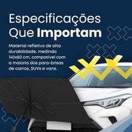 Painel Guarda-Sol UV para Para-brisa de Carro e Caminhonete: Proteção Térmica e Design Compacto - imagem 4