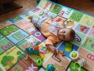 Tapete de Atividades Infantil com Proteção Térmica - Estimule o Bebê com Segurança e Diversão - imagem 3
