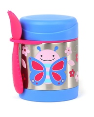 Pote Térmico Skip Hop Zoo Borboleta Azul/Rosa - 325ml com Talher Embutido - imagem 1