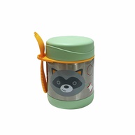 Pote Térmico Skip Hop Zoo Guaxinim com Talher - Mantenha Refeições Frescas e Deliciosas - imagem 1