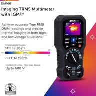 Multímetro Térmico FLIR DM166 com IGM: Precisão e Visão Infravermelha para Diagnósticos Avançados - imagem 3