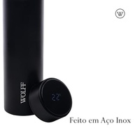 Garrafa Térmica com Termômetro LED 500ml - Aço Inox Wolff | Mantém Bebidas Quentes e Frias por Até 12 Horas - imagem 5