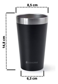 Copo Térmico TERMOPRO 473ml - Mantenha sua Cerveja Gelada por Mais Tempo - imagem 3
