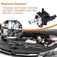 Conjunto Carcaça Termostato Motor Chevrolet Cruze, Trax, Sonic 1.6L/1.8L - Liga de Alumínio Durável - imagem 3