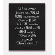 Quadro Fale Com Amor: Decore com Ternura! - imagem 2