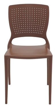 Cadeira Tramontina Safira em Polipropileno e Fibra de Vidro - Terracota | Conforto e Durabilidade para Ambientes Internos e Externos - imagem 3