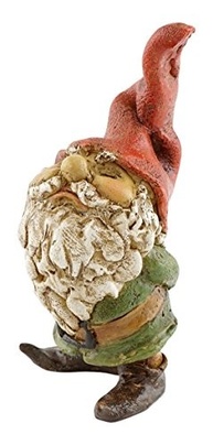 Estátua de Gnome de Jardim em Miniatura - Decoração Encantadora para Terrários e Ambientes - imagem 2