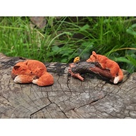 Jardim de Fadas com Raposa e Pássaro - Miniatura Encantadora para Terrários e Decoração - imagem 5