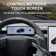 HUD Tlyard para Tesla Model 3/Y: Tela Inteligente 10.88" com Carplay, Monitoramento de Ponto Cego e Visualização 3D - imagem 4