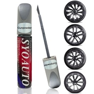 SYOAUTO Tinta de Retoque para Aros Tesla - Reparo de Arranhões e Lascas em Rodas Turbine - imagem 1