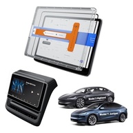 Protetor de Tela Fosco Tesla Model Y Junior (2025-2026) e Model 3 Highland (2024-2025) - Sem Brilho e Impressão Digital | Navegação 15.4" e Tela Traseira 21.3cm - imagem 2