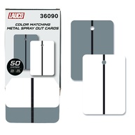 LAUCO Cartões de Pulverização de Metal para Teste de Cores Automotivas - Branco e Cinza Médio, 10x15cm, Pacote com 50 - imagem 1