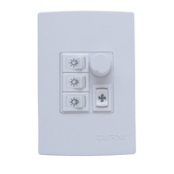 Interruptor Dimmer para Ventilador de Teto com 3 Lâmpadas - Controle Total de Iluminação e Velocidade - imagem 1