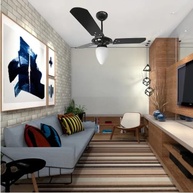 Ventilador de Teto Rico com Motor Potente 150W e 180W - Refresque seu Ambiente com Estilo - imagem 2