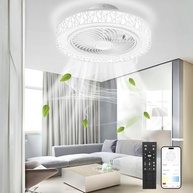 Ventilador de Teto com Luz e Controle Remoto – 6 Velocidades, Iluminação RGB e Design Ultrafino - imagem 2