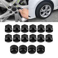 Kit 20 Capas Protetoras Aro Porca Roda 17mm TEUOPIOE - Antirroubo e Antiestilhaço (Preto) - imagem 4