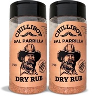 Chilliboy (TRIBAL PEPPER) Sal de Pariilla DRY RUB tipo Texano para Churrasco, Páprica defumada, Pacote com 2 Unidades de 270g - imagem 2