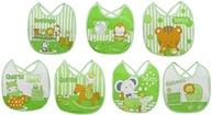 Babador Semaninha Felpudo e Impermeável Papi Textil 20x19cm - 7 Unidades Confortáveis para Bebês - imagem 5